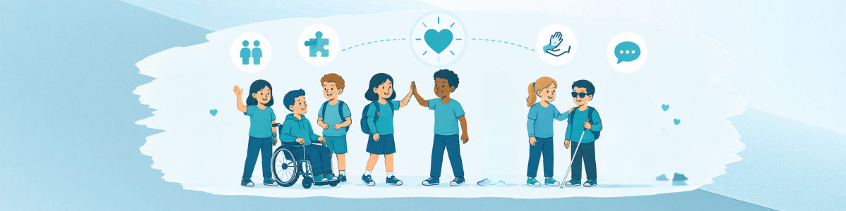 Inclusive activities that encourage cooperation at school